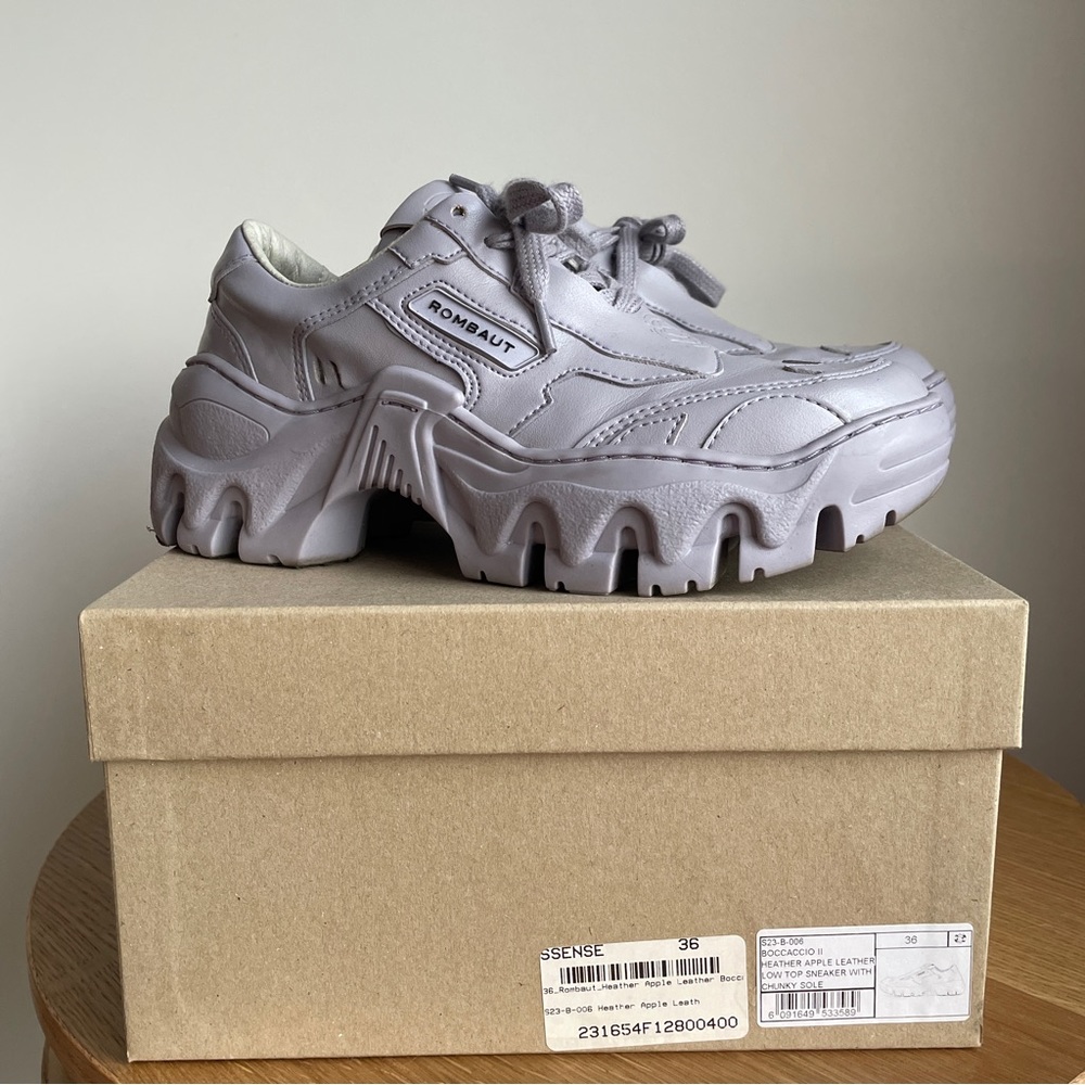 ROMBAUT Purple Boccaccio II Apple Leather Sneakers size 36